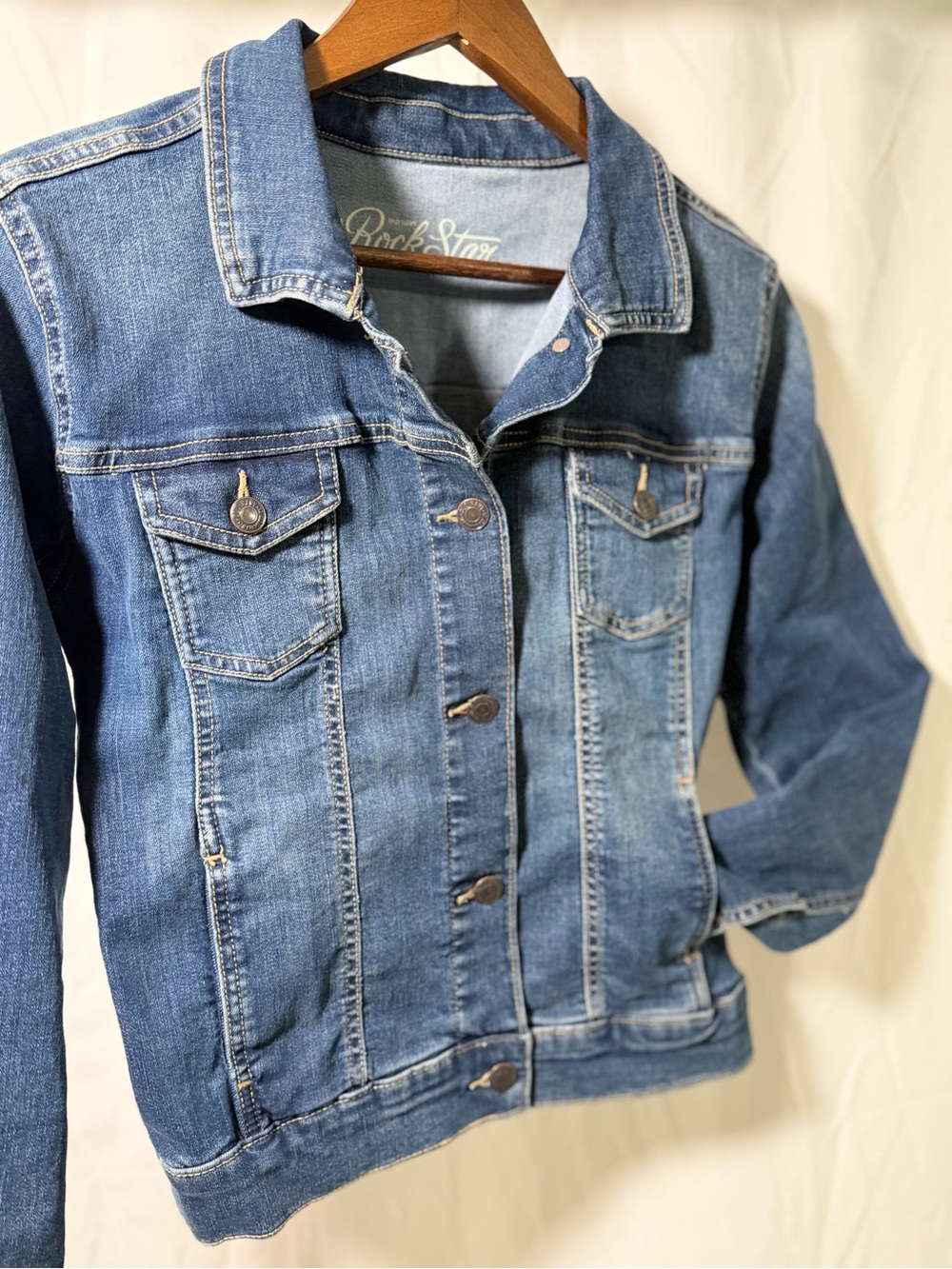 Rockstar Jean jacket, Old Navy size small-women’s